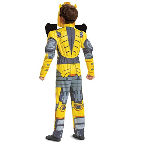 DISGUISE Official Bumblebee Transformers Costume Kids Boys Robot Costume Kids Muscle Fancy Dress Up Outfit for Children World Book Day Week Birthday M on OnBuy