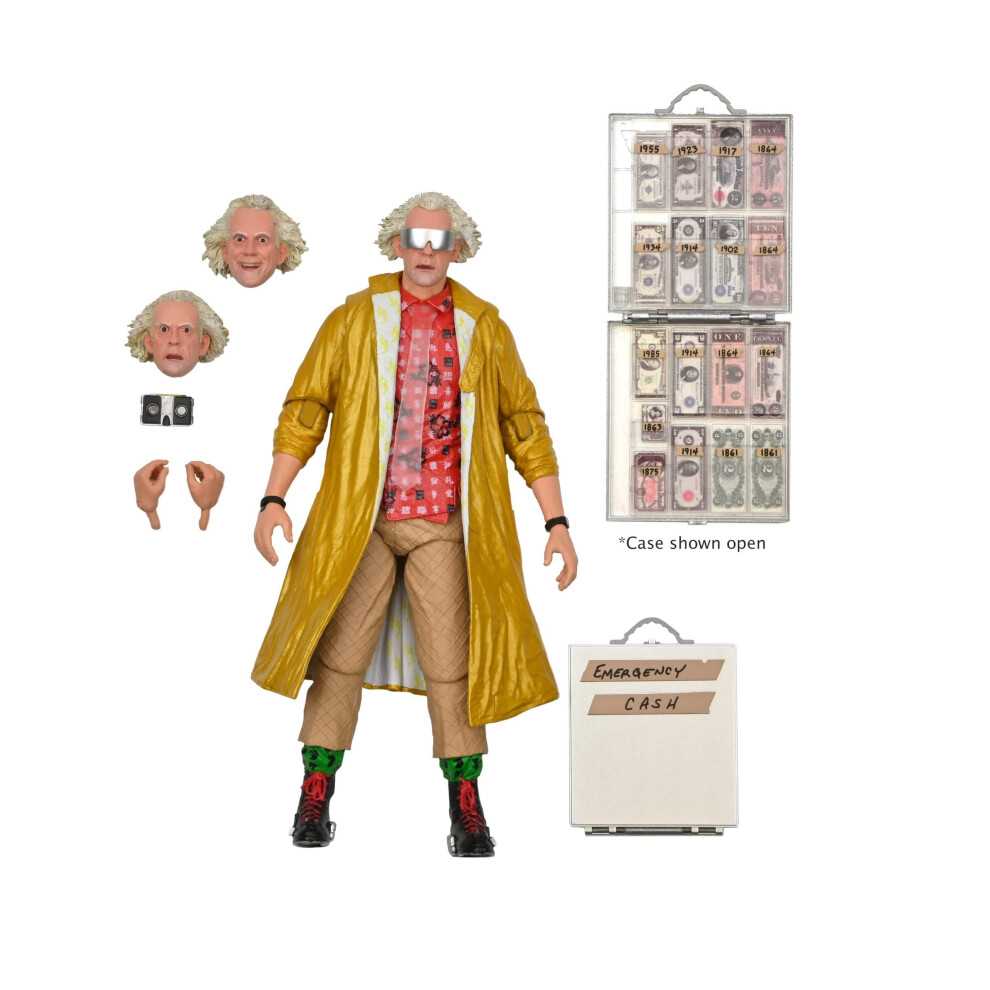 NECA BACK TO THE FUTURE - Ultimate Doc Brown 2015 - Figurine articul?e 18cm