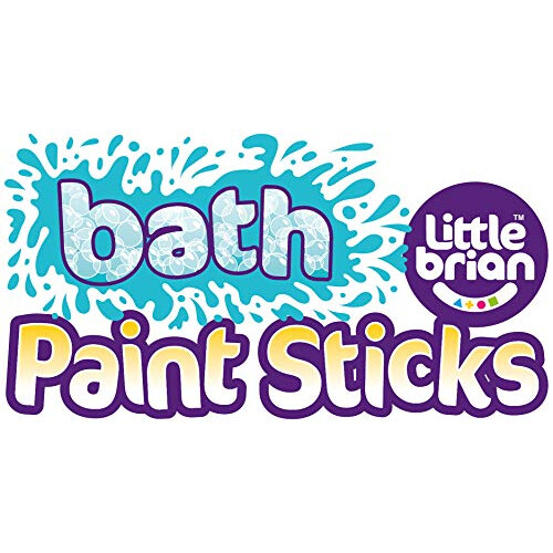 Little Brian Bath Paint Sticks, Assorted, 6 x 10g, LBPS10BA6 2