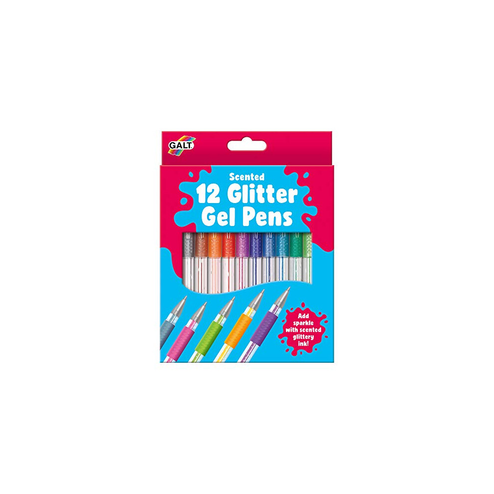 Galt Toys, 12 Glitter Gel Pens, Glitter Pen Set, Ages 6 Years Plus