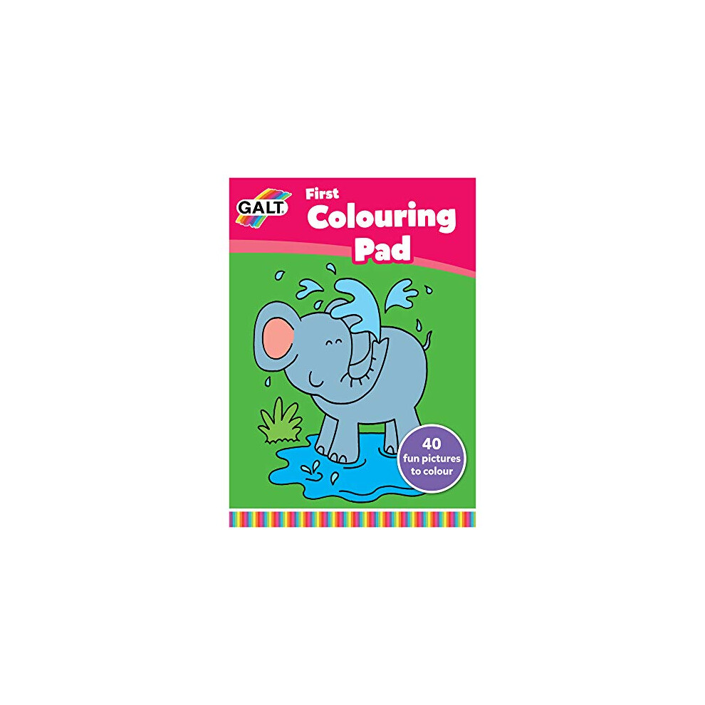 Galt Toys, First Colouring Pad, Kids Colouring Book, Ages 3 Years Plus