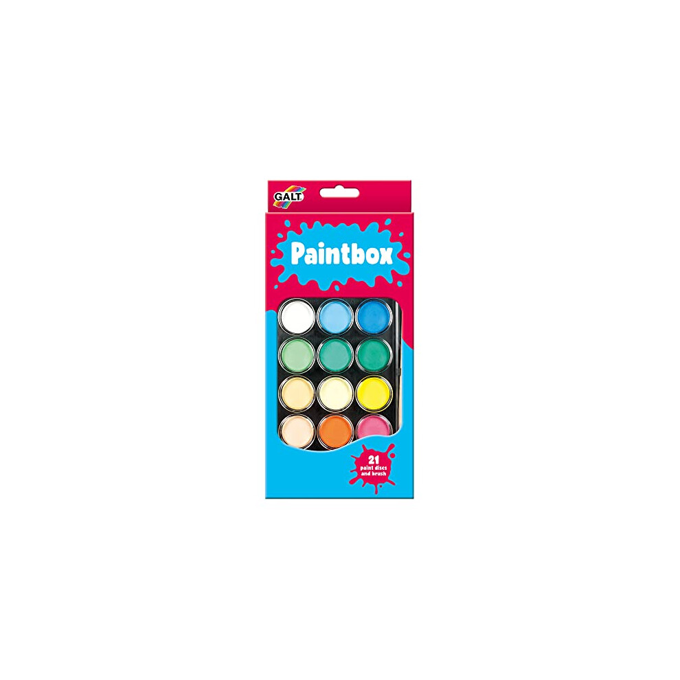 Galt Toys, Paintbox, 21 Paint Discs and Brush, Ages 6 Years Plus