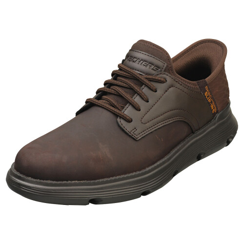 Skechers Slip ins Garza Mens Casual Shoes in Chocolate 8 UK on OnBuy