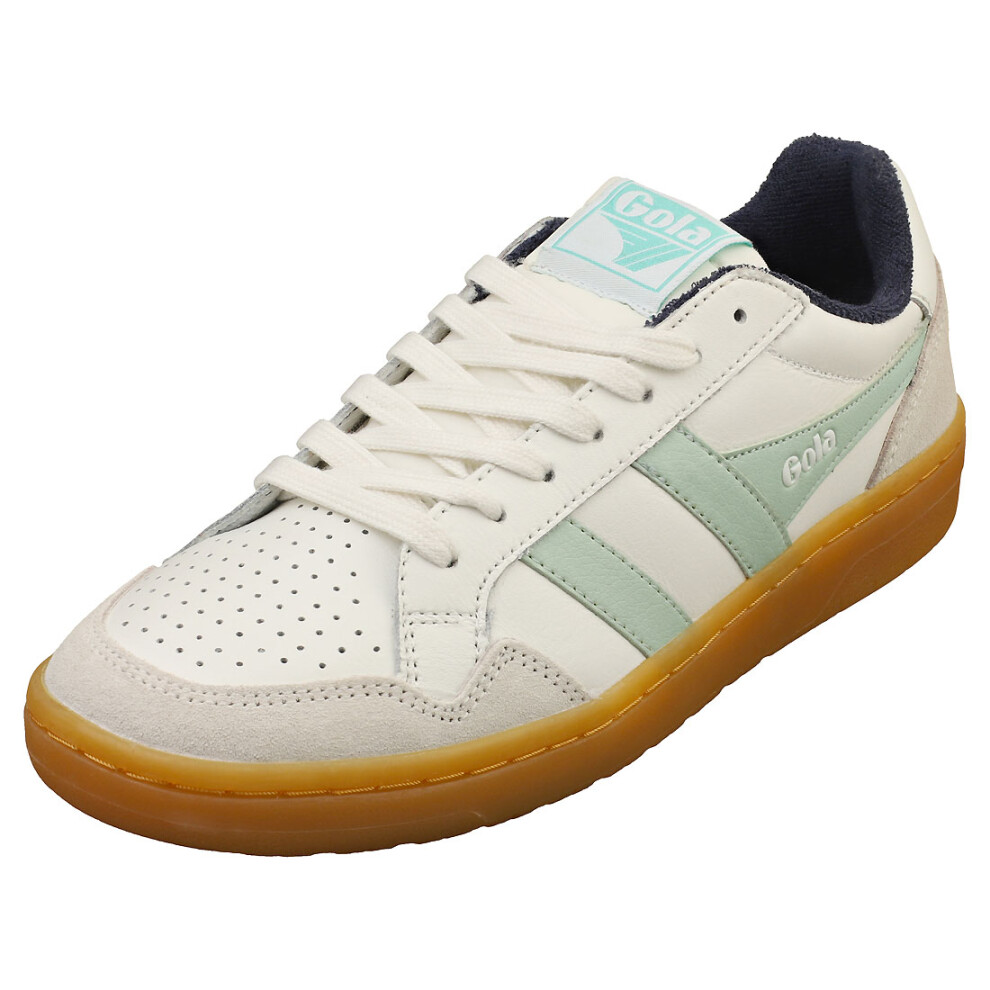 (5) Gola Eagle 86 Womens Casual Trainers in White Surf