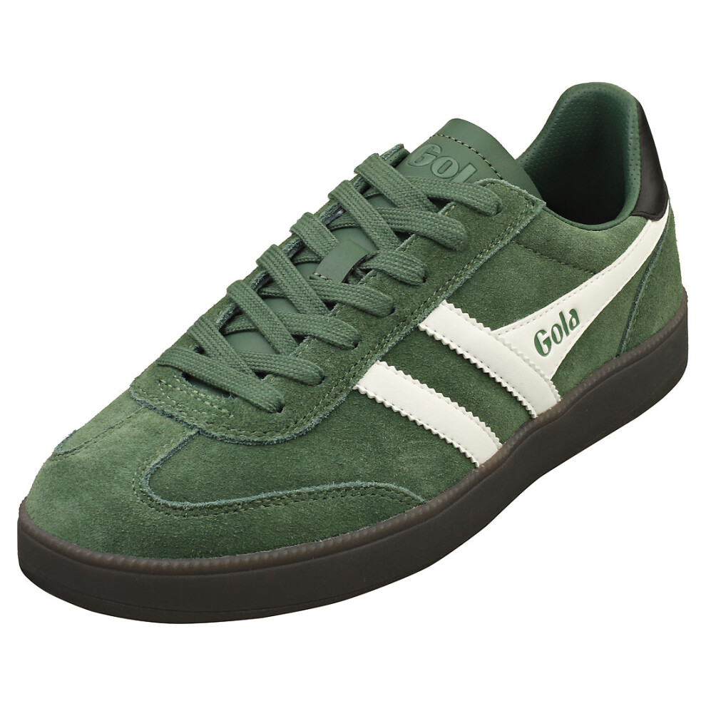 (8) Gola Viper Mens Casual Trainers in Green White