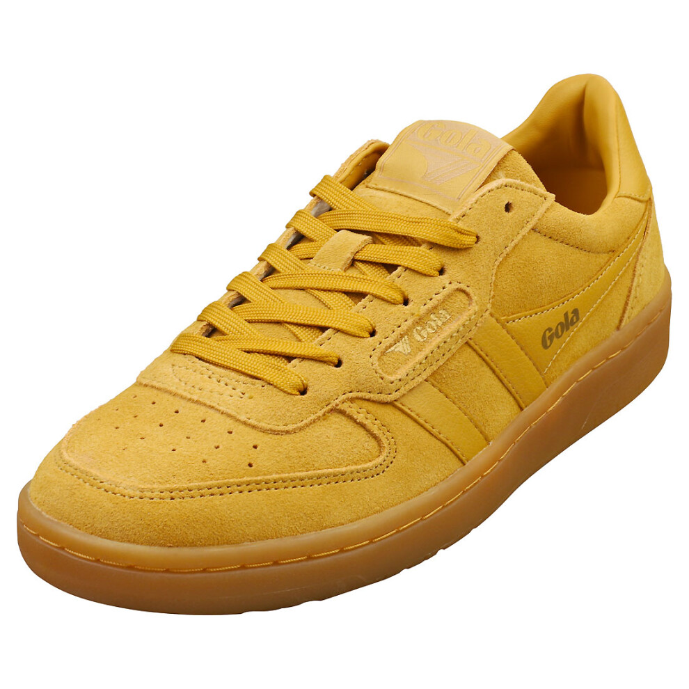 (4) Gola Hawk Womens Fashion Trainers in Mustard