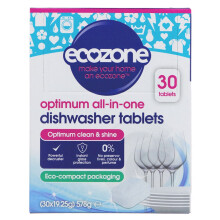 Ecozone Dishwasher Tablets Optimum 30 Capsules