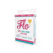 Here We Flo Pads + Daily Liners Försökspaket, 5 Liner