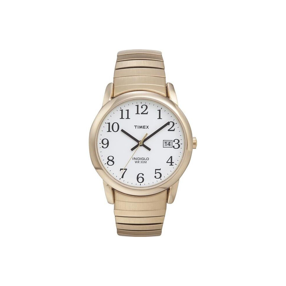 T2N090 Timex Gold-Tone Expansion Easy Reader Mens Watch