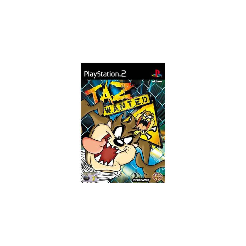 Taz Wanted Used Playstation 2 Game 742725226296