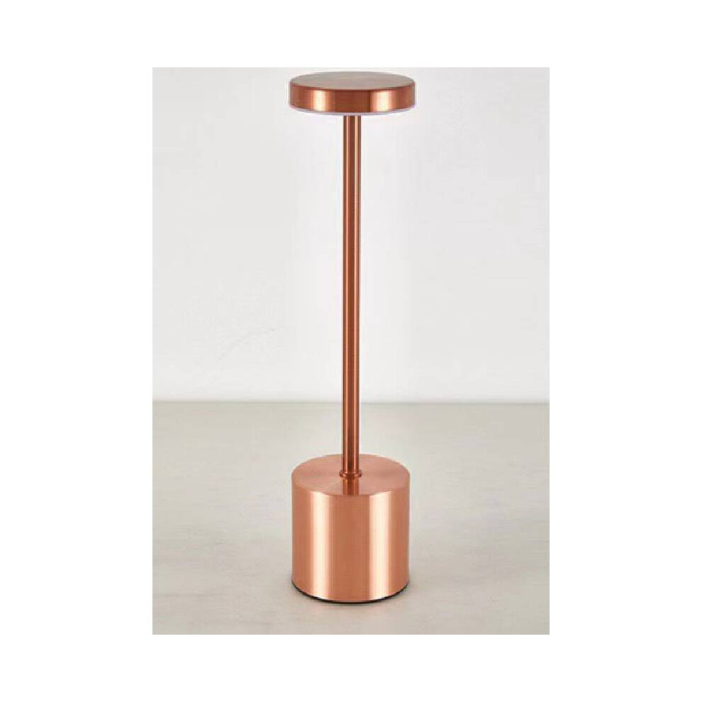 (Rose Gold) Cordless Rechargeable Led Table Lamp Desk Lights Night Lamps Lighting Tools