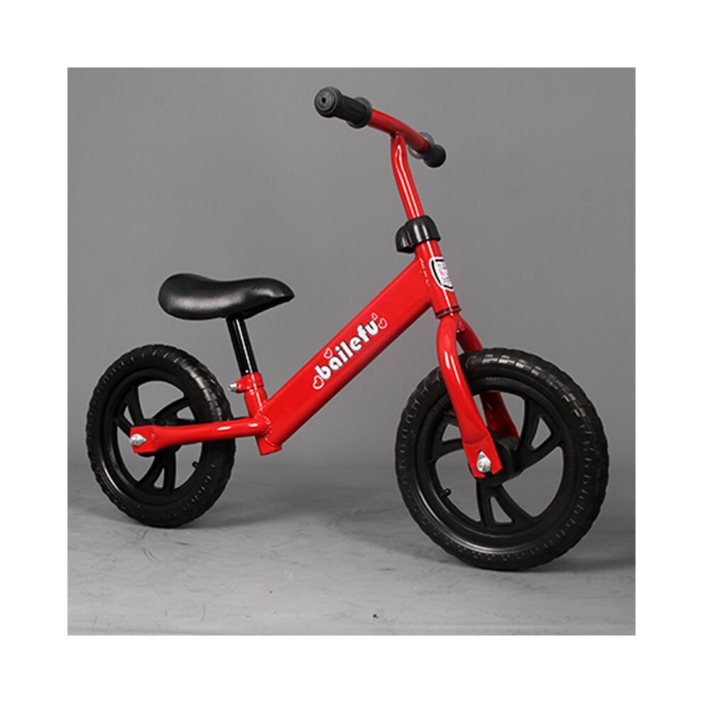 (Black) Baby Balance Bike, Balance Bike For Kids, 12-inch Balance Bike