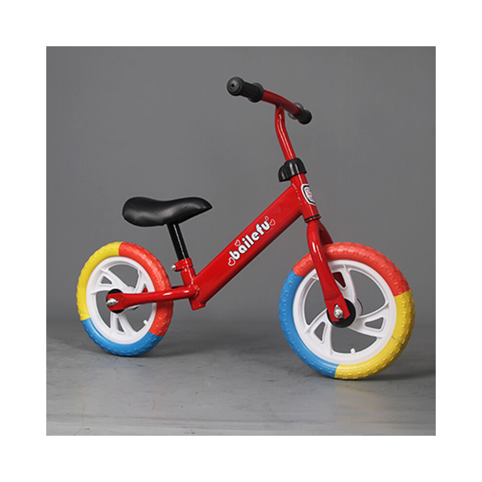 (Colorful) Baby Balance Bike, Balance Bike For Kids, 12-inch Balance Bike