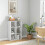 Homcom HOMCOM 6-Cube Bookshelf, Display Shelving Unit for Home Office, White 6