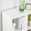 Homcom HOMCOM 6-Cube Bookshelf, Display Shelving Unit for Home Office, White 7