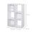 Homcom HOMCOM 6-Cube Bookshelf, Display Shelving Unit for Home Office, White 2