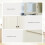 Homcom HOMCOM Kitchen Cupboard, 5-tier Storage Cabinet with Adjustable Shelves, Cream 4