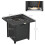 Outsunny Outsunny 40,000 BTU Gas Firepit Table with Protective Cover, Spark Guard 2