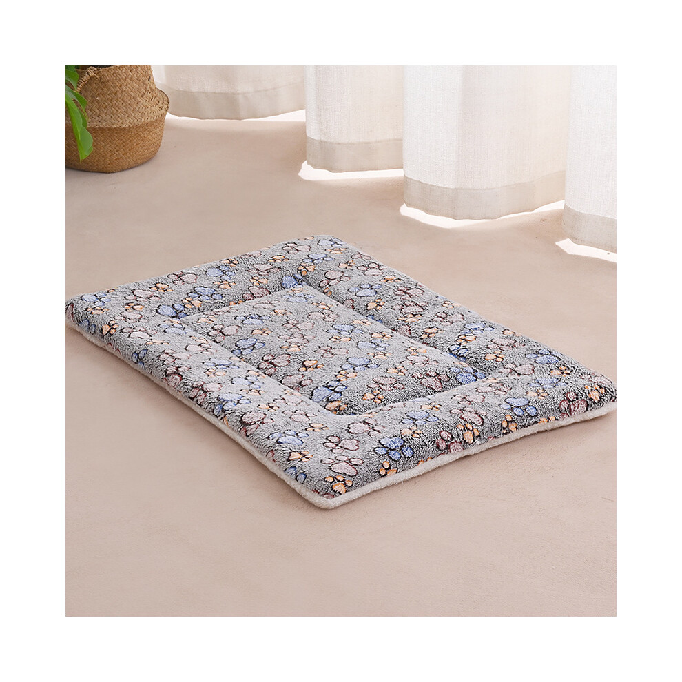 (Grey Claw, 35*29cm/13.78*11.42in) Blanket Warm Pet Pad Cat Dog Bed Soft Fleece Mat Warm Thermal Rug Pet Beds