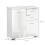 Homcom HOMCOM Cabinet Sideboard Cupboard Buffet Solo High Gloss Front Face Door Drawer 2