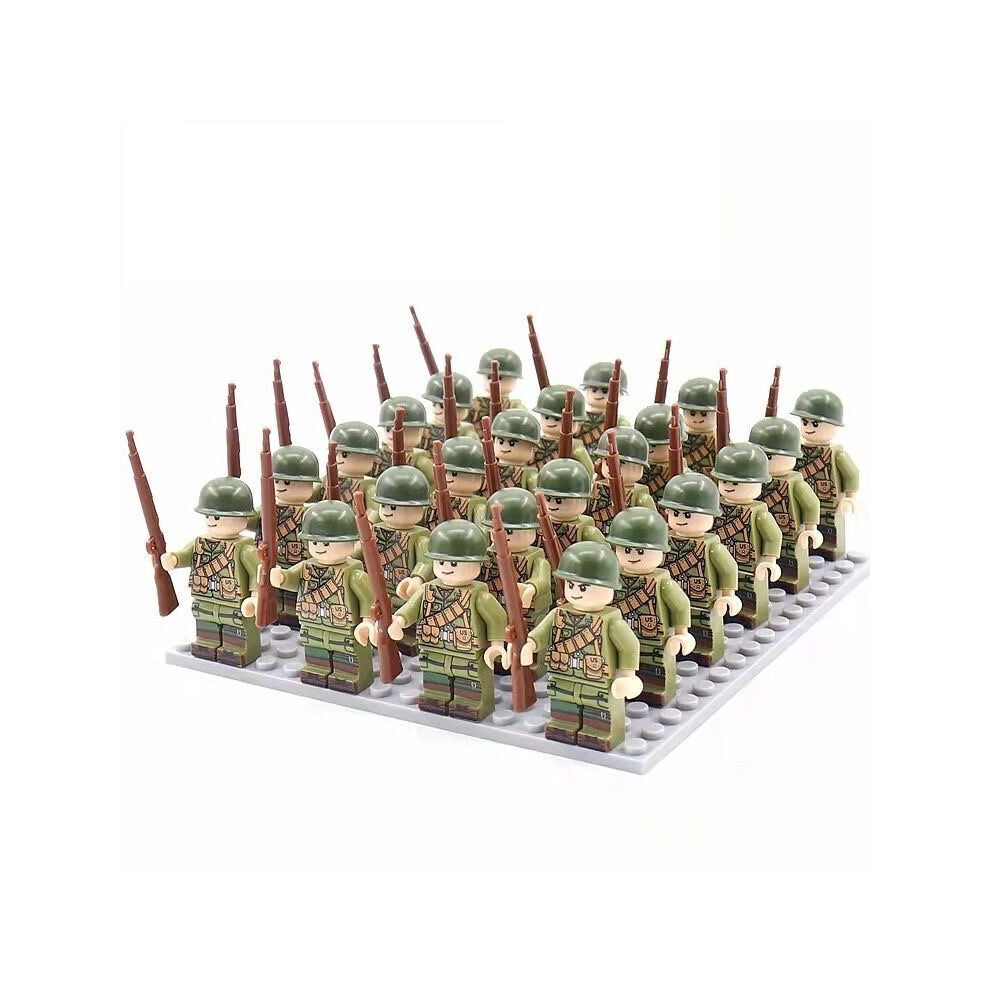Stbnvf (Us Army) Square Figures Military Figures Building Blocks Germany Soviet Union Usa Ukraine Soldiers Bricks Toys