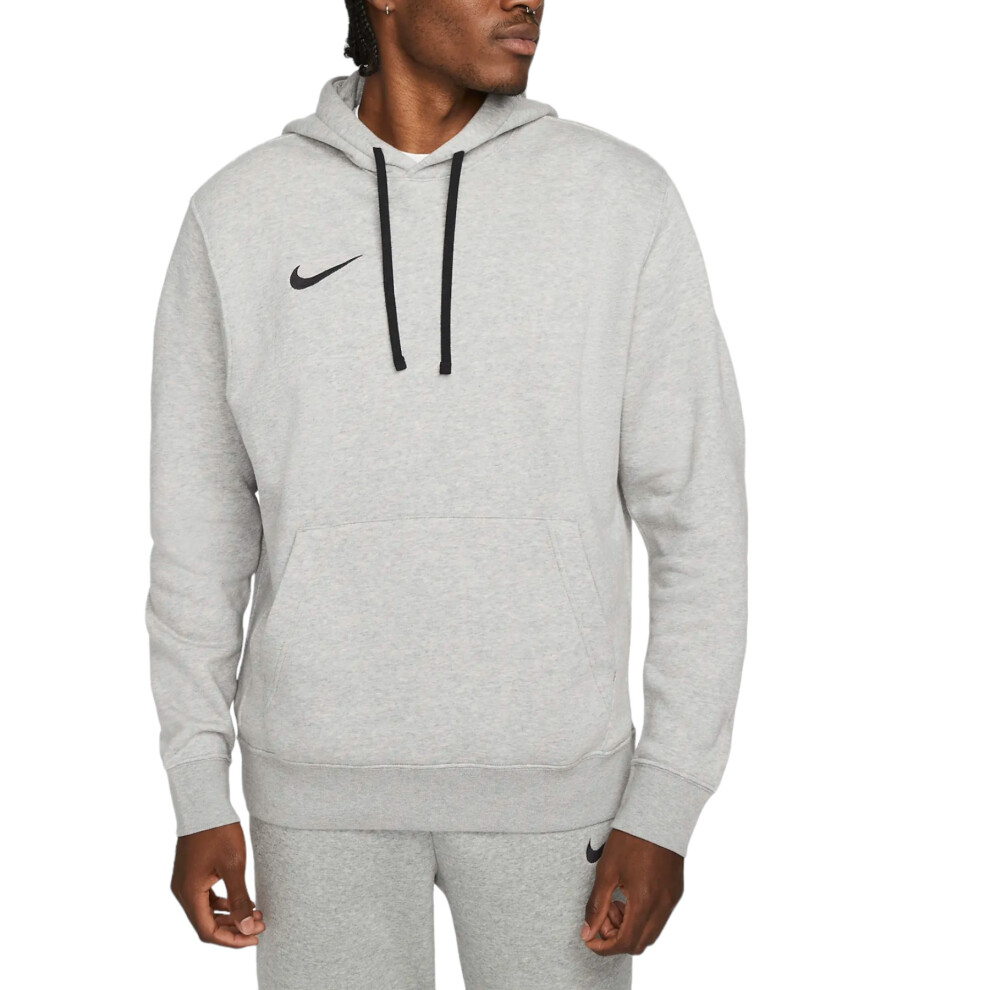 Nike (, L) Cw6894 Mens Fleece Hoodie Long Sleeve Sweat Grey