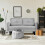 Joolihome 2 Seater Sofa, Modern Linen Sofa Couch with Thicken Cushions 1