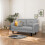 Joolihome 2 Seater Sofa, Modern Linen Sofa Couch with Thicken Cushions 9