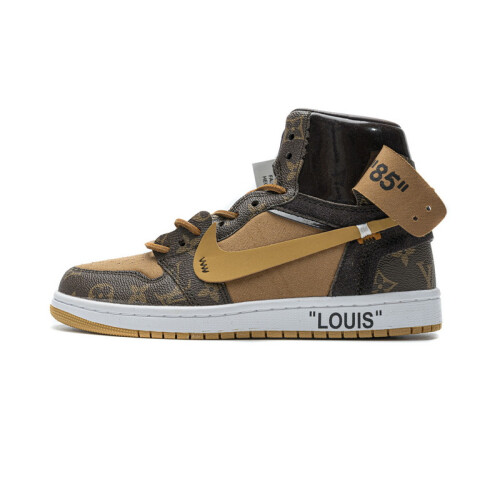 EUR SIZE 43 Louis Vuitton x Air Jordan 1 Unisex shoes on OnBuy