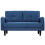 Joolihome 2 Seater Sofa Fabric Sofa Couch with Thicken Cushions, Comfy Sofa 2