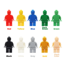 10PCS Colorful blocks Action Mini Figures Fit Lego children Toy