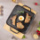 Living And Home Cast Iron Griddle Pan with Dual Handles 3