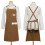 Gardening canvas apron black overalls 5