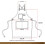 Gardening canvas apron black overalls 4