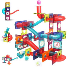 Magneet 105st Marble Run Speedy Magnetische Tegels Tra Bouw Blos Interactief