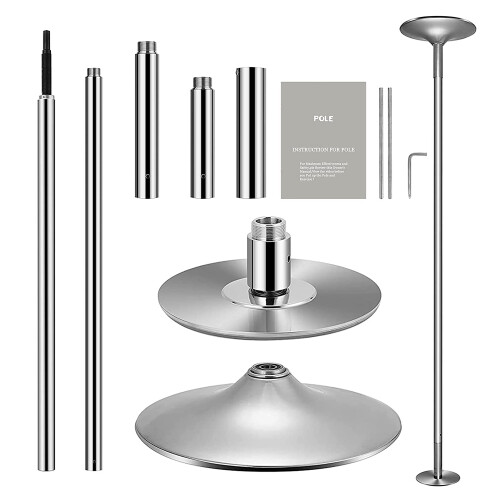 Adjustable Height Reinforced Rotating Dance Fitness Pole
