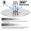 Adjustable Height Reinforced Rotating Dance Fitness Pole 3