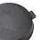 Living And Home (27cm Dia x 5cm H) Black Round Cast Iron Grill Pan 6