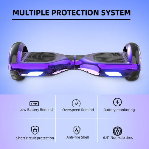 RCB RCB Hoverboard, 6.5 Inch Two Wheel Hoverboard with Bluetooth Speaker 1