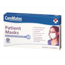 CareMates 20711820 Earloop and Patient Mask, Count 20, Case Of 25