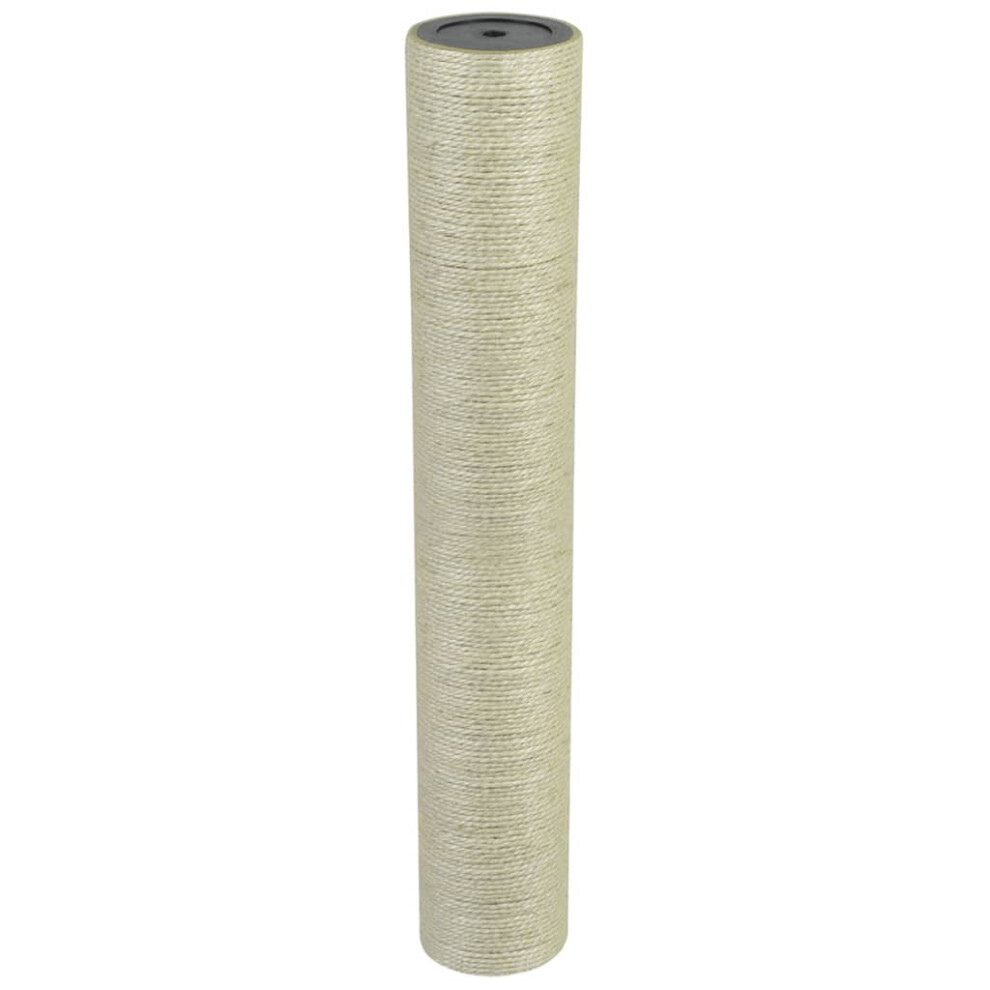 Vidaxl (8 X 50 Cm) Cat Scratching Post Beige Kitten Scratch Pole Stand Tree Multi Sizes