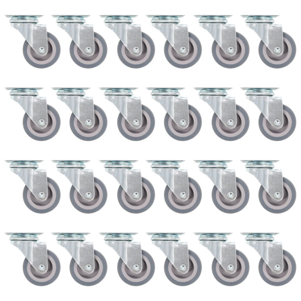 Vidaxl (1 Pcs) Swivel Casters Trolley Moving Wheels Furniture Caster Trolley Caster