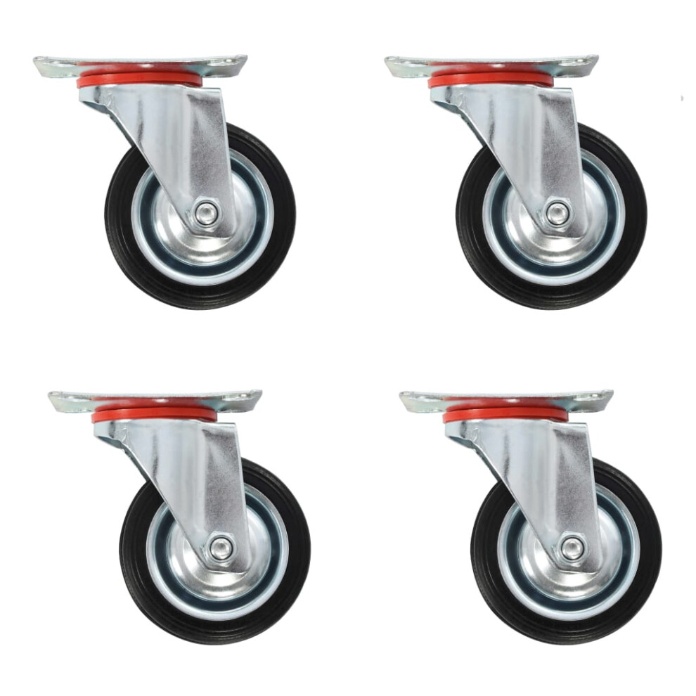 Vidaxl (32 Pcs) Swivel Casters Trolley Moving Wheels Furniture Caster Trolley Caster
