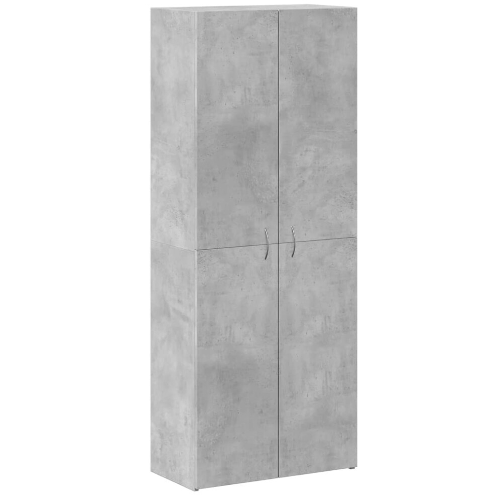 (concrete grey) vidaXL Office Cabinet Filing Folder Organiser Storage Cabinet Engineered Wood