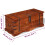 VidaXL (1 pcs) vidaXL Storage Chest Wooden Trunk Coffee Side Table Storage Box Solid Wood 5