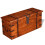 VidaXL (2 pcs) vidaXL Storage Chest Wooden Trunk Coffee Side Table Storage Box Solid Wood 3