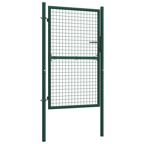 VidaXL vidaXL Zauntor Stahl 100x175 cm Grün 1