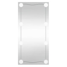 (30 x 60 cm) vidaXL Wall Mirror Makeup Mirror Hanging Mirror Glass Rectangle Cosmetic Mirror