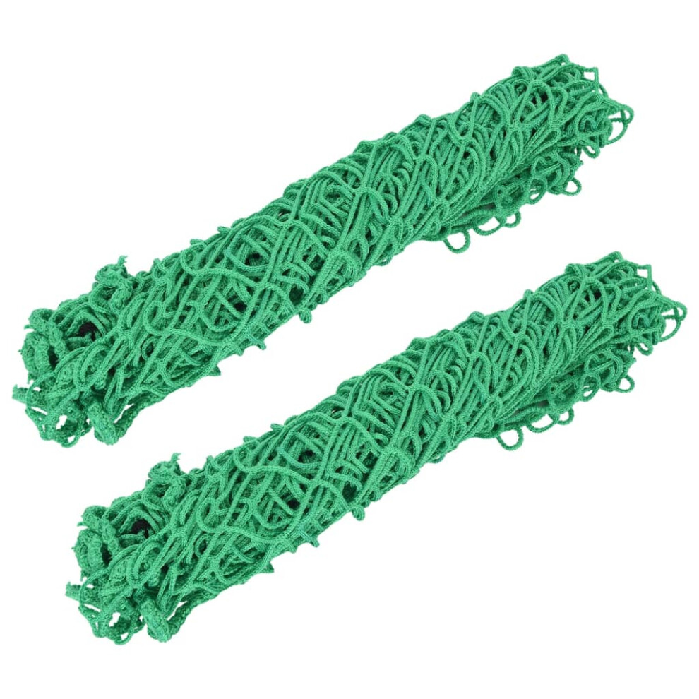 (green, 2 x 1.2 m) vidaXL Hay Nets Livestock Feeders Horse Pony Cattle Feeding Bale Feeder PP