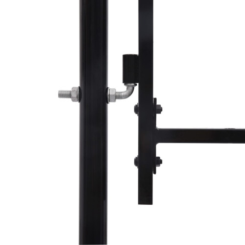 VidaXL vidaXL Gartentor Woerden Stahl 1,5 x 4 m Schwarz 2